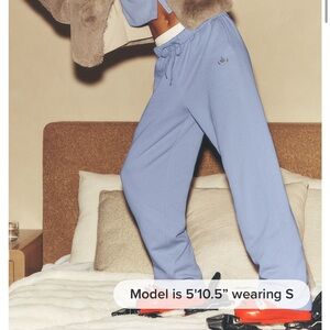 Light Blue Sweatpants with Small Embroidered Logo sold out!!